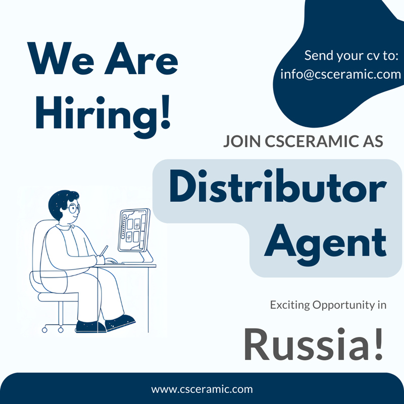 Oportunidade empolgante: CSCERAMIC procura agentes distribuidores na Rússia